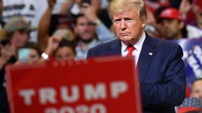 Trump prometió frenar la inmigración ilegal a EEUU en el lanzamiento de su campaña para la reelección en 2020./AFP.