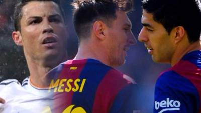 Cristiano, Messi y Suárez fueron los tres delanteros del campeonato español.