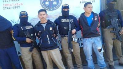 Arnold Iván Pavón Cruz (20) y Ángel Jonathan Portillo Arita (21) fueron detenidos en varios operativos en Tegucigalpa.