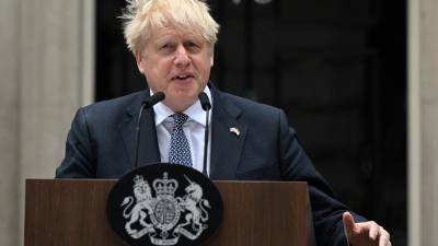 Boris Johnson anunció su renuncia como primer ministro del Reino Unido.