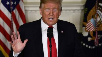 El presidente de Estados Unidos, Donald Trump. Foto: AFP