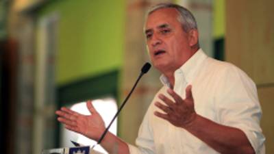 Otto Pérez aseguró que el acuerdo garantiza la seguridad de los comunicadores.