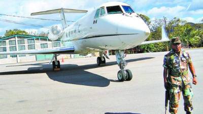 El jet abandonado en Toncontín venía como regalo a un alto funcionario dijeron los piltos.