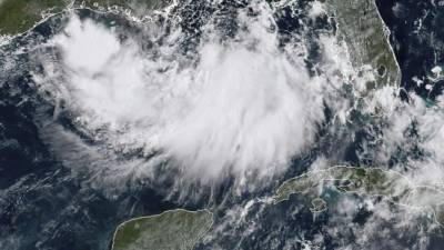 Según el Centro Nacional de Huracanes, Barry azotará Luisiana como huracán este fin de semana./AFP.
