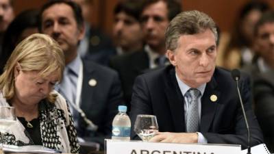 Macri pide en cumbre de Mercosur 'pronta liberación de los presos políticos en Venezuela'.
