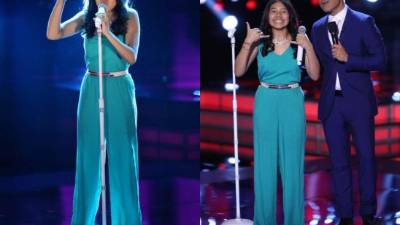 La joven cantó el éxito de los Jackson 5 'Who’s loving you' en 'La voz kids'.