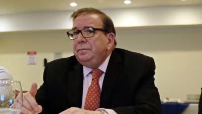 Fotografía de archivo del entonces coordinador de enlace internacional de la opositora Mesa de Unidad Democrática (MUD) de Venezuela, Edmundo González.