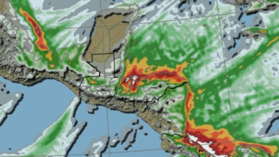 El frente frío que azota la región vino acompañado de fuertes vientos.
