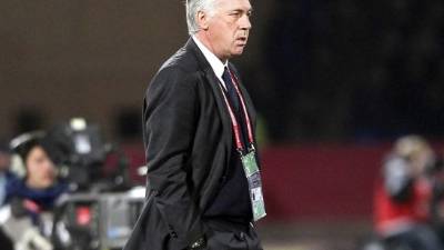 Carlo Ancelotti durante la semifinal de la Copa del Mundo de Clubes ante el Cruz Azul.