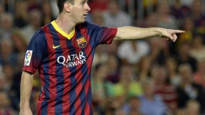 Messi desmintió que hizo gestos al salir de la cancha.