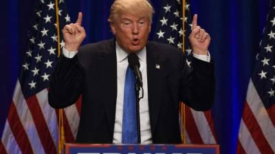 Donald Trump, candidato republicano a la presidencia de EUA.