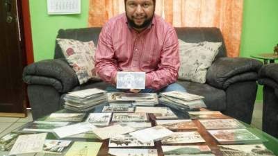 El asesinato de un leopardo en San Pedro Sula en 1923, marimbistas de esa época y una “terminal de mulas” que transportaban carga desde esta ciudad al interior del país, son algunas de las tarjetas postales que el coleccionista guarda con mayor celo por su valor histórico y artístico.
