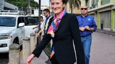 La directora del Fondo de las Naciones Unidas para la Infancia (Unicef), Henrietta Fore. AFP