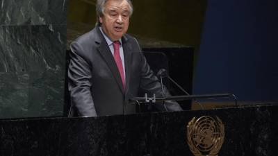 El secretario general de la ONU, Antonio Guterres.