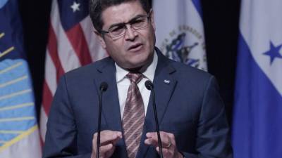 El presidente de Honduras, Juan Orlando Hernández. EFE