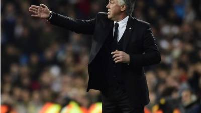Carlo Ancelotti, durante el juego ante Borussia Dortmund.