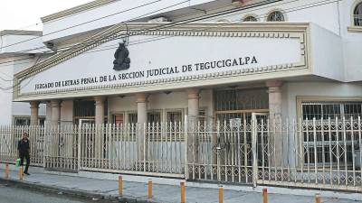 <b><span class=mln_uppercase_mln>Fachada del juzgado de Letras de Francisco Morazán.</span></b>