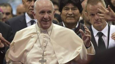 Francisco sigue dando golpes de efecto durante su gira latinoamericana.