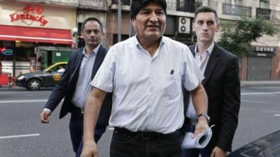 Evo Morales se refugió en Argentina desde donde dirige la campaña electoral del MAS para las presidenciales en Bolivia./AFP.