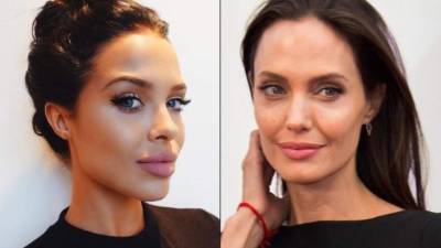 Ella es Mara Teigen, la doble de Angelina Jolie que causa furor en las redes.