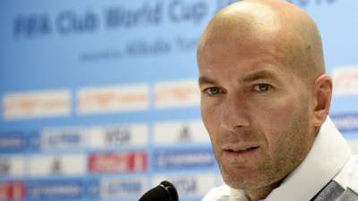 Zidane no salió satisfecho al terminar el encuentro con el América.