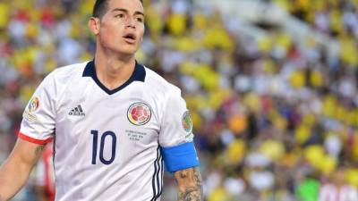 James es la gran figura de Colombia en la Copa América Centenario. Foto AFP / Frederic J. Brown.