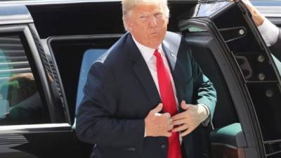 El presidente de los Estados Unidos, Donald J. Trump, hoy, 11 de julio de 2018. EFE