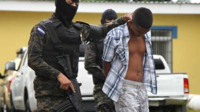 Jimmy Amador al momento de su captura.