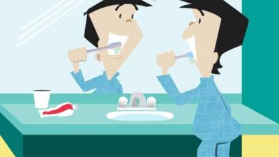 Lava tus dientes después de cada comida para evitar que los restos de comida atraigan bacterias.