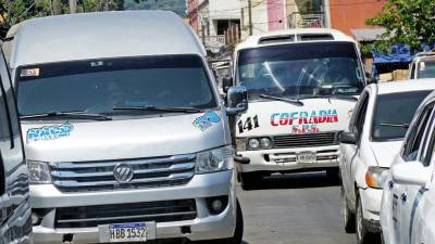 <b><span class=mln_uppercase_mln>Sector.</span></b> El transporte es uno de los más afectados por el cobro de extorsión.<span class=mln_uppercase_mln> FOTO: LA PRENSA</span>