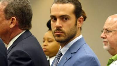 Pablo Lyle asiste a una audiencia este lunes, en un tribunal de Miami, Florida (Estados Unidos. EFE/ David Ovalle POOL.