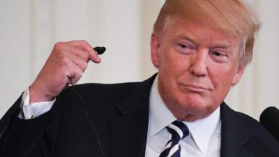 Trump busca conseguir los fondos para construir el muro en la frontera amenazando con un cierre de Gobierno a los congresistas./AFP.