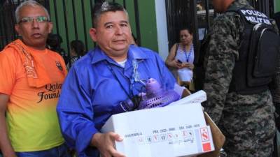 Exempleados de la desaparecida DEI en SPS.