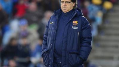 Tata Martino, durante el partido contra el Getafe.
