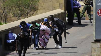 Momentos de tensión se vivieron en Nairobi.
