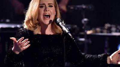 La cantante británica Adele.