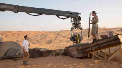 J.J. Abrams dirigiendo 'Star Wars'.