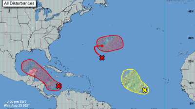 Actividad. En el Caribe hay tres formaciones en vigilancia.