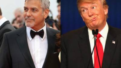 Clooney arremetió contra Donald Trump.