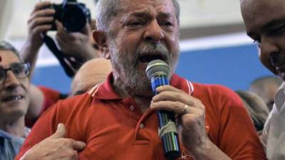 El expresidente brasileño pidió la movilización de los sindicatos. Foto: AFP/Nelson Alemida