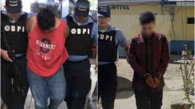 En imágenes los sospechosos de haber atentado contra el joven en Choluteca.