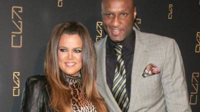 Khloé y su aún esposo Lamar Odom