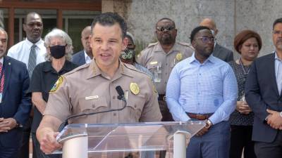 El director del Departamento de Policía de Miami-Dade, Freddy Ramírez, en una fotografía de archivo. EFE/Cristóbal Herrera-Ulashkevich