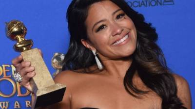 La artista de origen latino Gina Rodríguez ganó este domingo el Globo de Oro a Mejor actriz de comedia de televisión por 'Jane the Virgin', la adaptación de una telenovela venezolana.