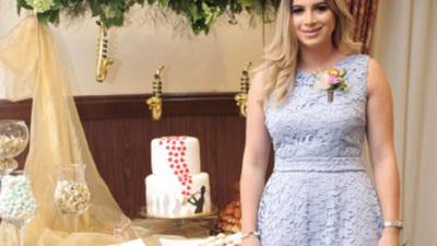 La enamorada Andrea Gabrie.