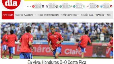 Portal web del diario costarricense Al Día.