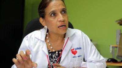 Gina Puerto, directora del centro Teletón en San Pedro Sula.