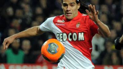 Radamel Falcao, en un partido con el Mónaco.