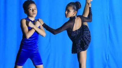 Yoser y Karla Padilla bailan ballet, tap, jazz y acro dance. Los hermanitos sueñan con ser profesores de baile en el futuro. Fotos y video: Melvin Cubas.