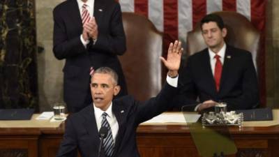 Obama en su último discurso sobre el estado de la Unión.